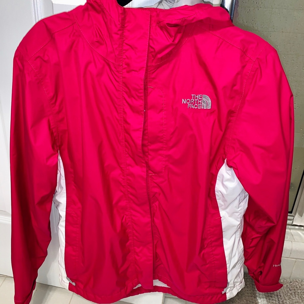 Pink Authentic North Face Windbreaker/RainCoat